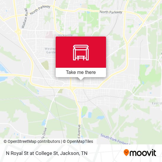 Mapa de N Royal St at College St
