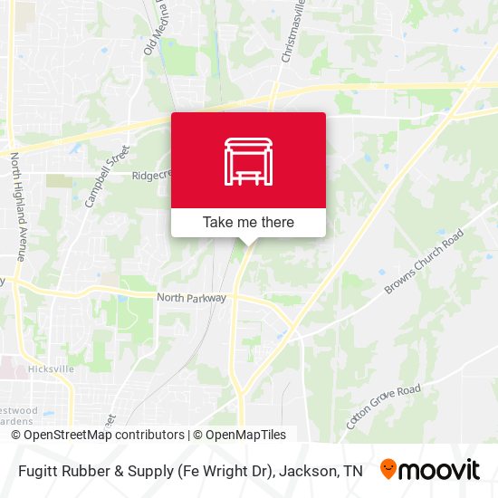 Mapa de Fugitt Rubber & Supply (Fe Wright Dr)