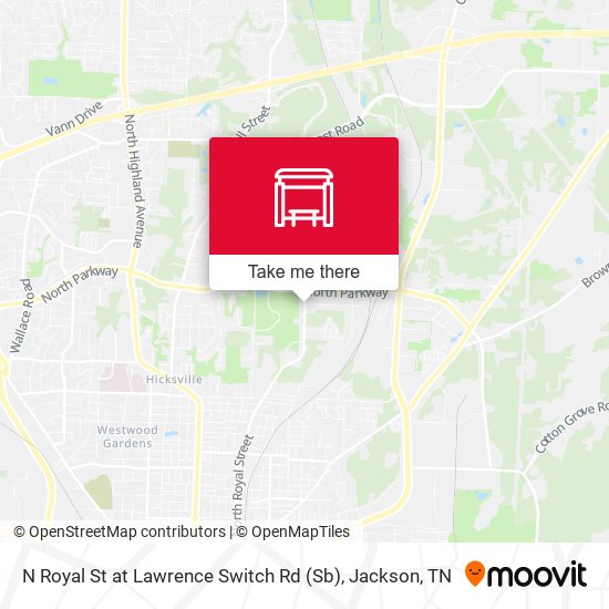 Mapa de N Royal St at Lawrence Switch Rd (Sb)
