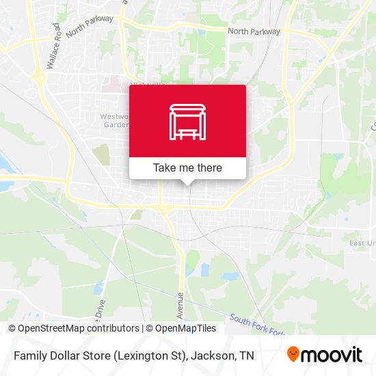 Mapa de Family Dollar Store (Lexington St)
