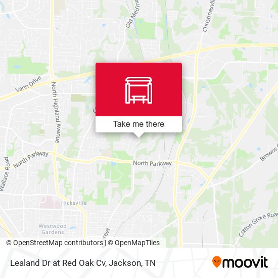 Mapa de Lealand Dr at Red Oak Cv
