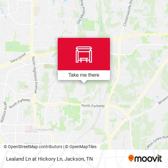 Lealand Ln at Hickory Ln map
