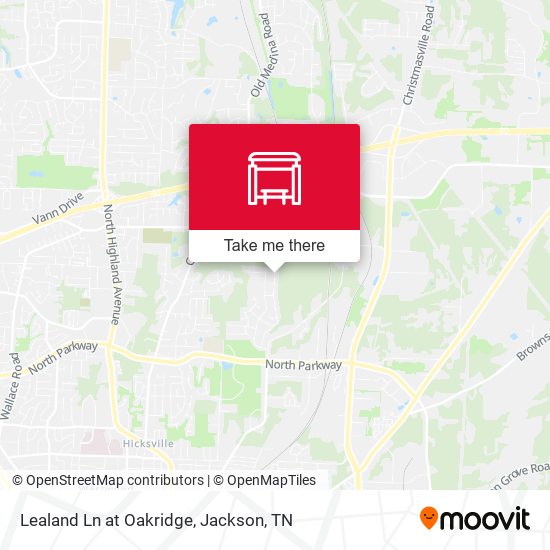 Lealand Ln at Oakridge map