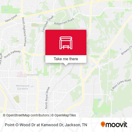 Mapa de Point-O-Wood Dr at Kenwood Dr