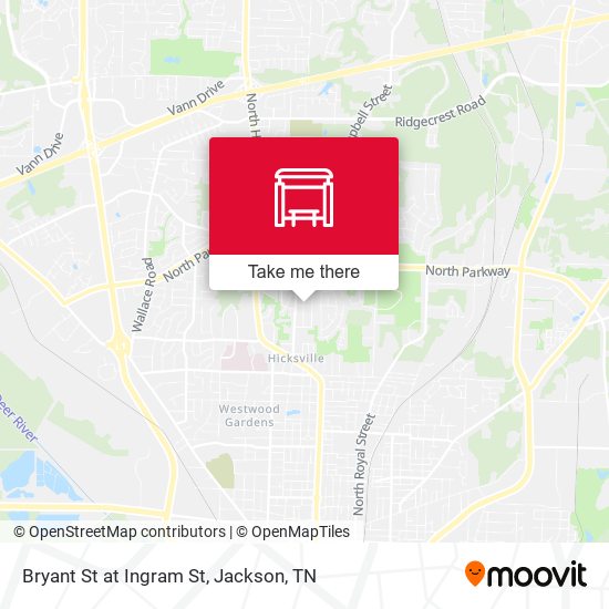 Bryant St at Ingram St map