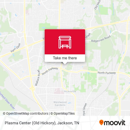 Plasma Center (Old Hickory) map