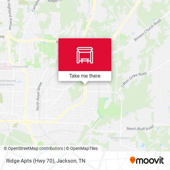 Mapa de Ridge Apts (Hwy 70)