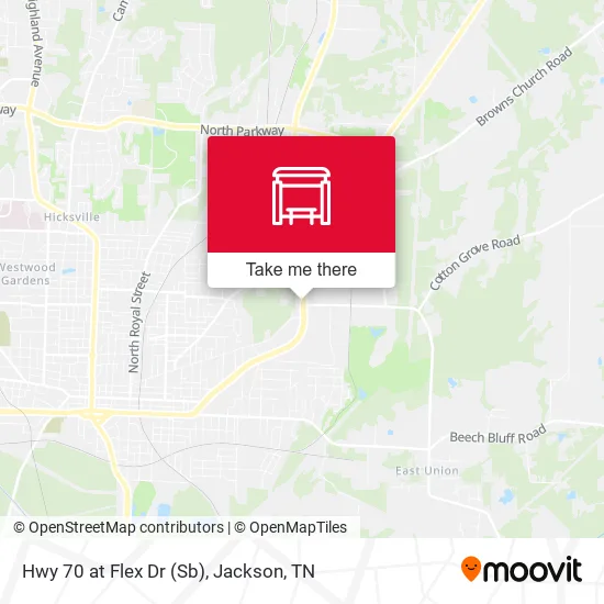 Hwy 70 at Flex Dr (Sb) map