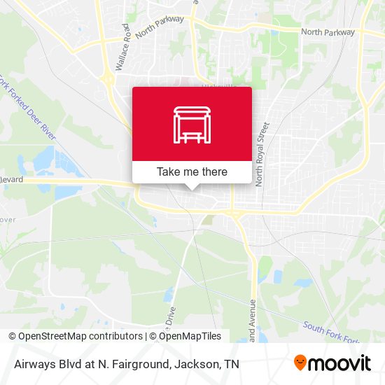 Airways Blvd at N. Fairground map