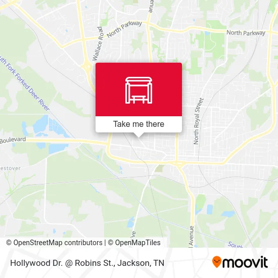 Hollywood Dr. @ Robins St. map