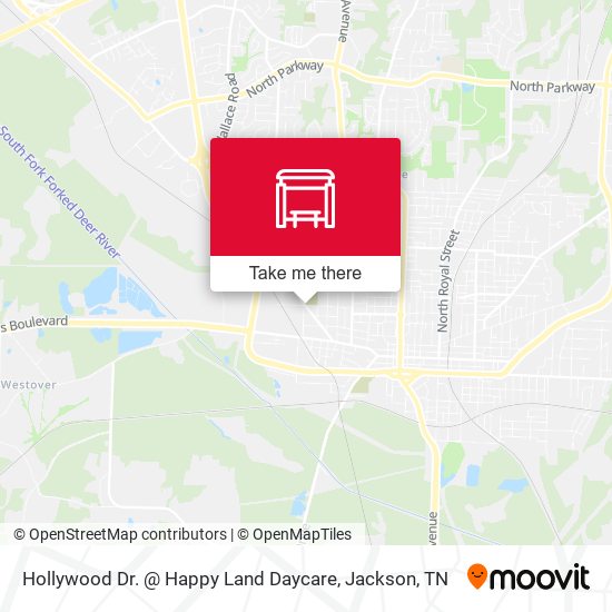 Hollywood Dr. @ Happy Land Daycare map