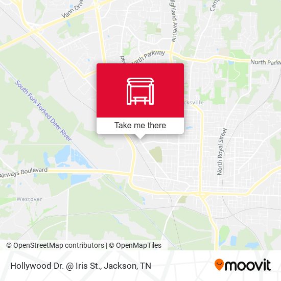 Mapa de Hollywood Dr. @ Iris St.
