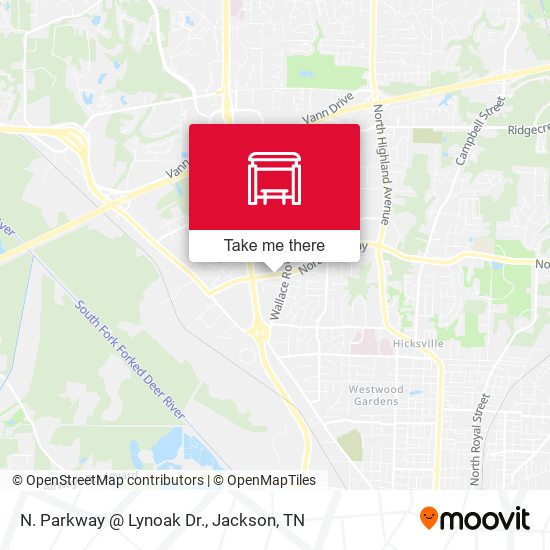 N. Parkway @ Lynoak Dr. map