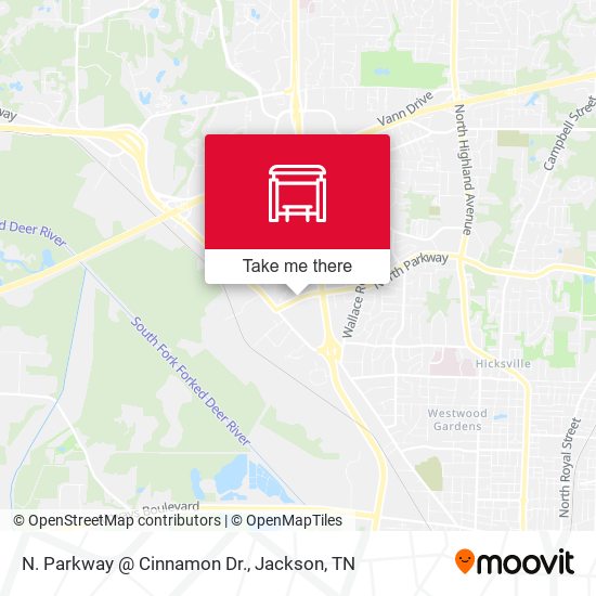 N. Parkway @ Cinnamon Dr. map