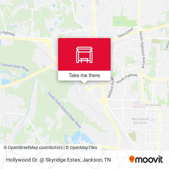 Mapa de Hollywood Dr. @ Skyridge Estes