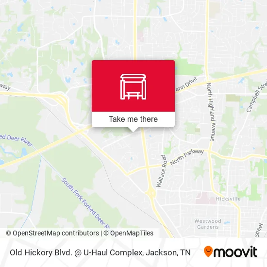Mapa de Old Hickory Blvd. @ U-Haul Complex