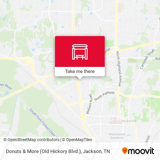 Donuts & More (Old Hickory Blvd.) map