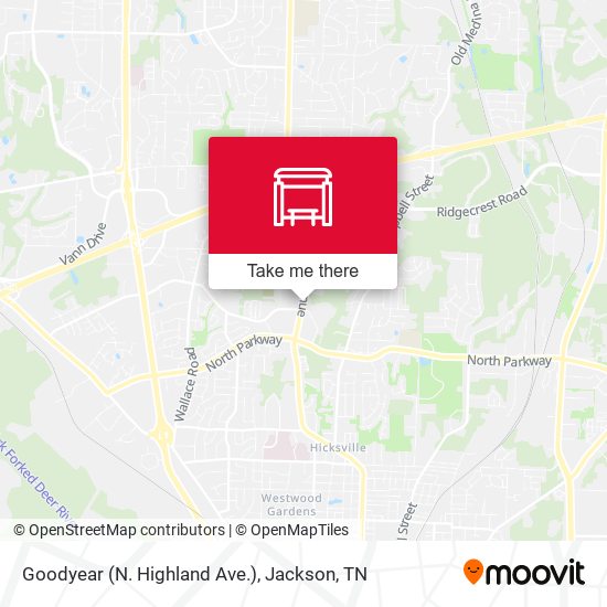 Mapa de Goodyear (N. Highland Ave.)