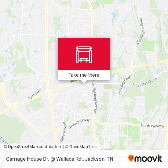 Mapa de Carriage House Dr. @ Wallace Rd.