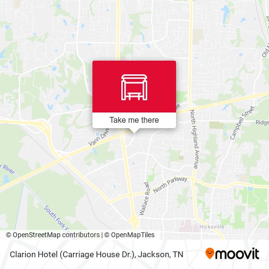 Mapa de Clarion Hotel (Carriage House Dr.)