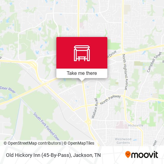 Old Hickory Inn (45-By-Pass) map