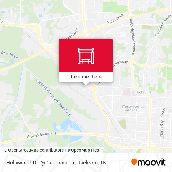 Hollywood Dr. @ Carolene Ln. map