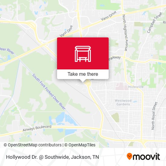 Hollywood Dr. @ Southwide map