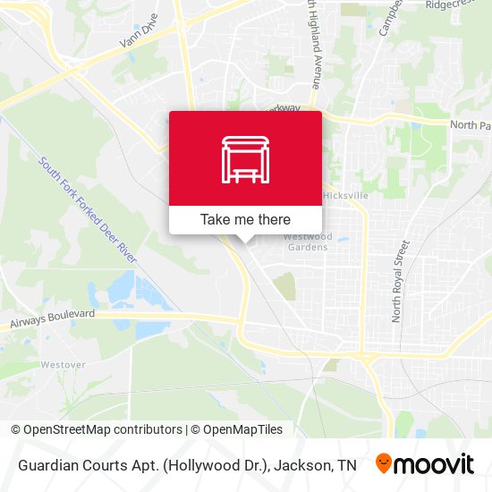 Mapa de Guardian Courts Apt. (Hollywood Dr.)