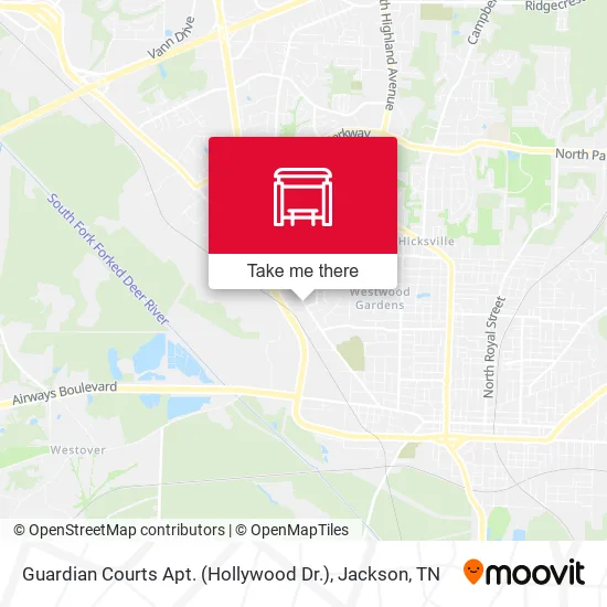 Guardian Courts Apt. (Hollywood Dr.) map
