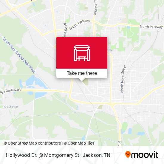 Hollywood Dr. @ Montgomery St. map