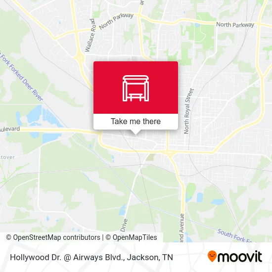 Hollywood Dr. @ Airways Blvd. map