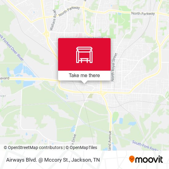 Airways Blvd. @ Mccory St. map