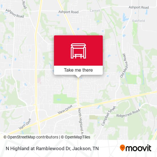 Mapa de N Highland at Ramblewood Dr