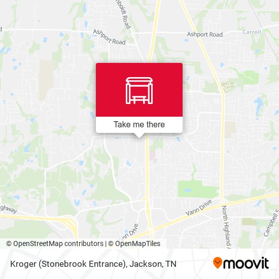 Kroger (Stonebrook Entrance) map