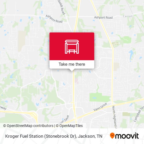 Mapa de Kroger Fuel Station (Stonebrook Dr)