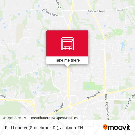 Mapa de Red Lobster (Stonebrook Dr)
