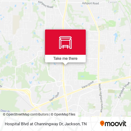 Mapa de Hospital Blvd at Channingway Dr
