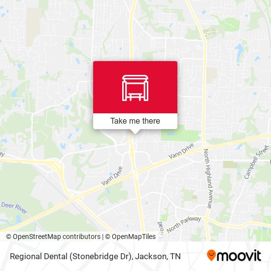 Regional Dental (Stonebridge Dr) map