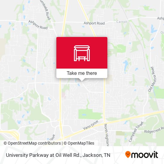 Mapa de University Parkway at Oil Well Rd.