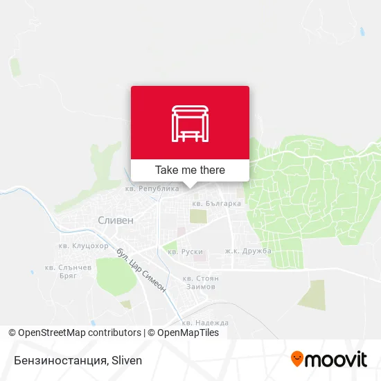 Карта Бензиностанция