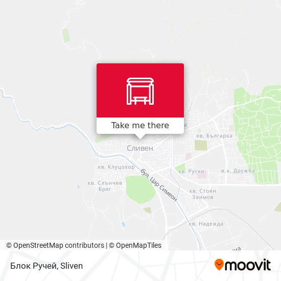Блок Ручей map