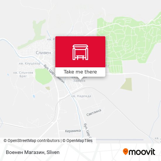 Военен Магазин map