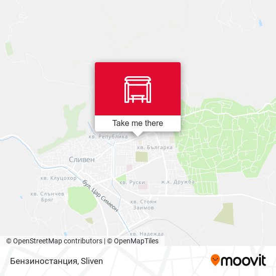 Бензиностанция map