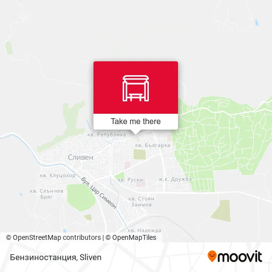 Карта Бензиностанция