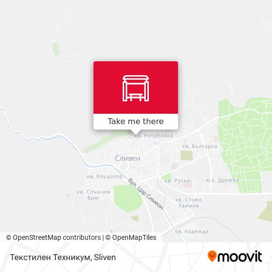 Текстилен Техникум map