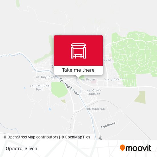 Орлето map