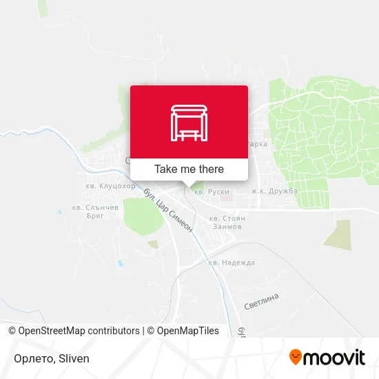 Карта Орлето