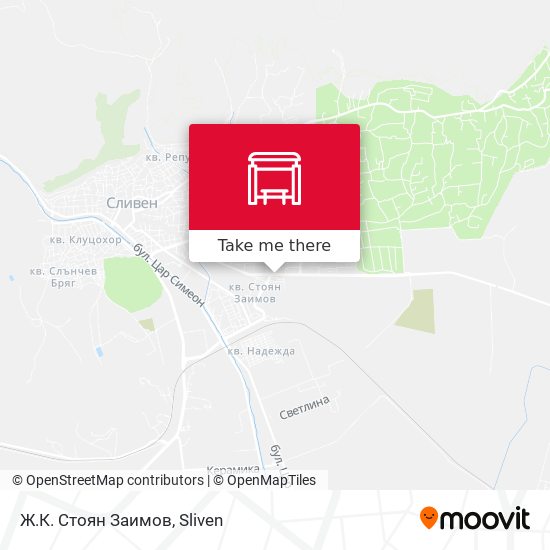 Ж.К. Стоян Заимов map