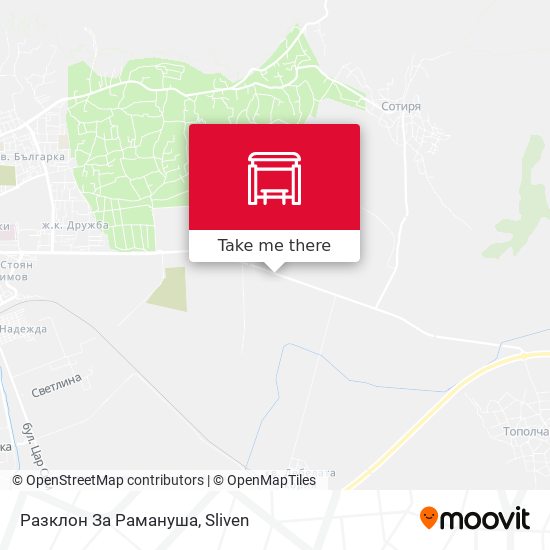 Разклон За Рамануша map