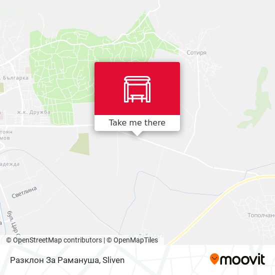 Разклон За Рамануша map